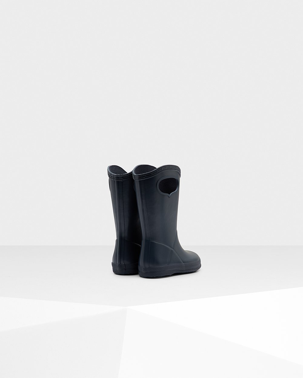 Botas de Lluvia Hunter Niños - Original First Classic Grab Handle - Azul Marino - YVNWTOS-30